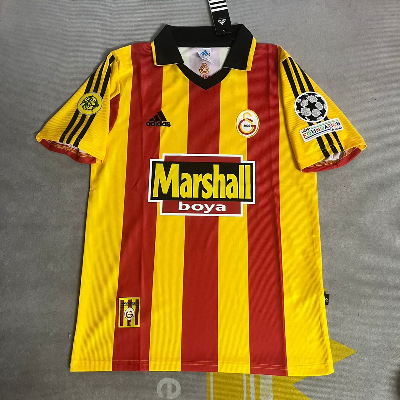Bulent Korkmaz Galatasaray UEFA 2000 Retro Nostalji Formasi Football Home Football Jersey