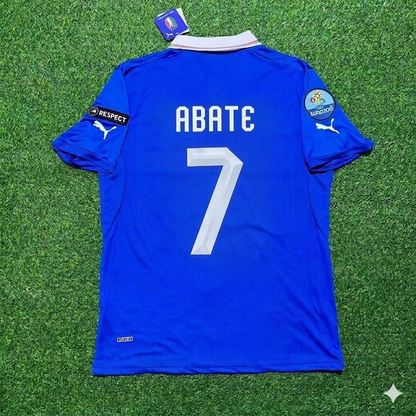 Italy EURO 2012 Ignazio Abate 7- Retro Home Football Jersey