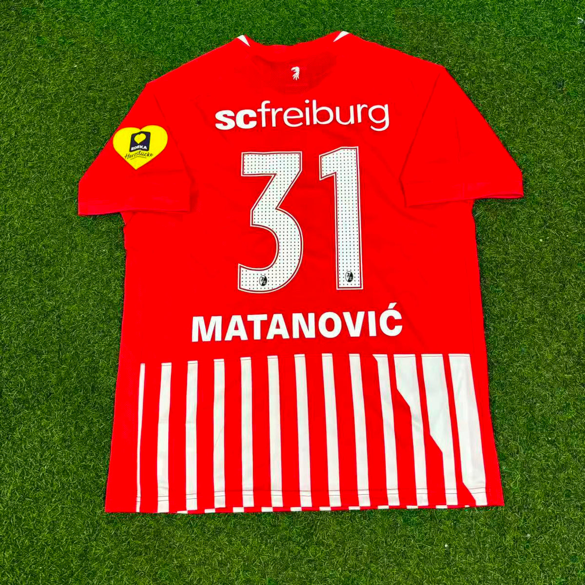 Freiburg 2026-2027 Igor Matanovic Home Football Jersey