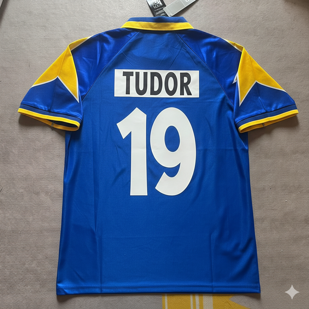 Igor Tudor 19 Juventus 1995 1997 Retro Football Jersey Kit