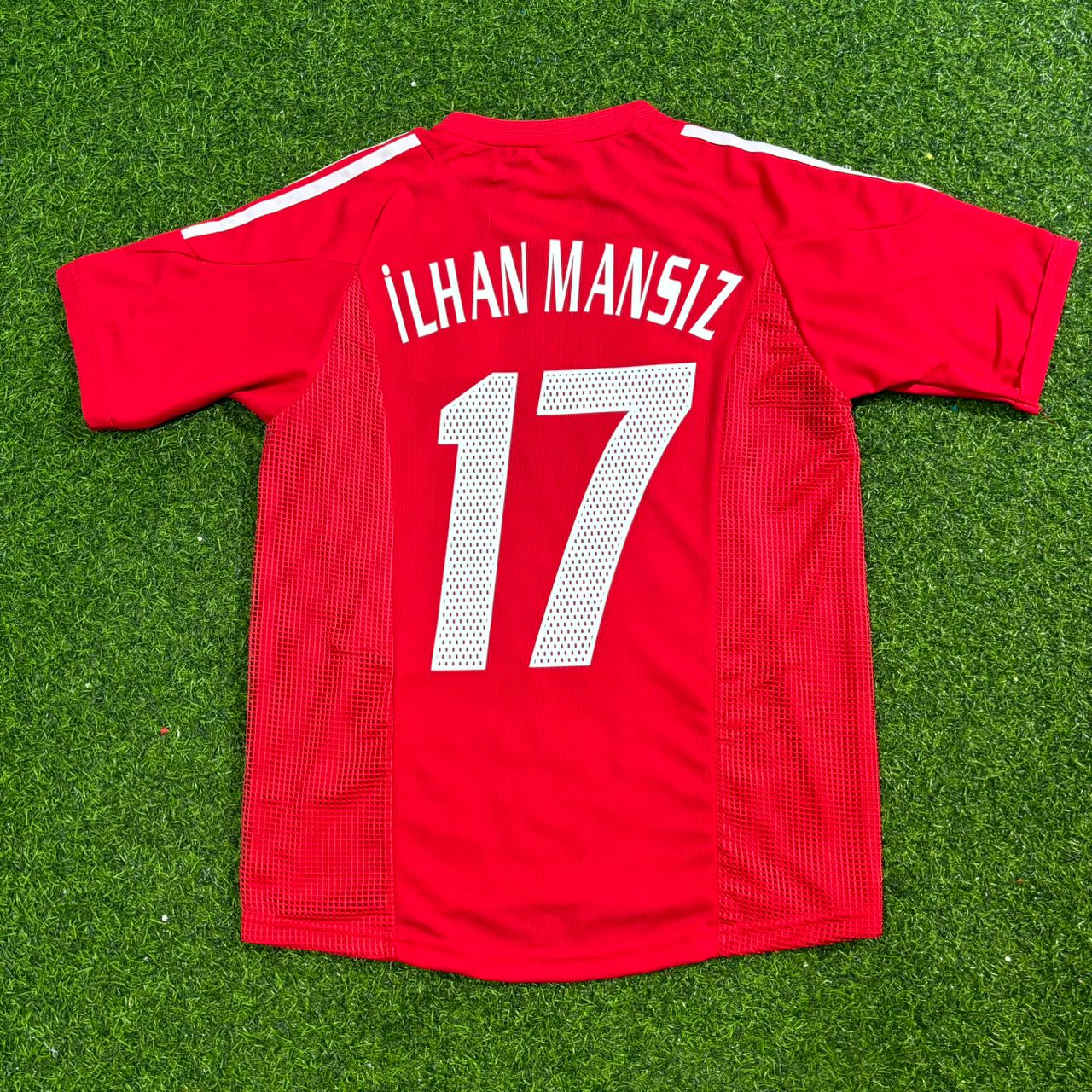 Turkey Türkiye World Cup 2002 İlhan Mansız Red Home Retro Football Jersey