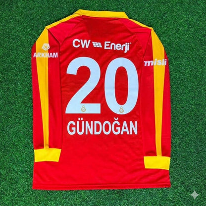 İlkay Gundogan Galatasaray Legendary Retro Vintage Long Sleeve Football Jersey Kit