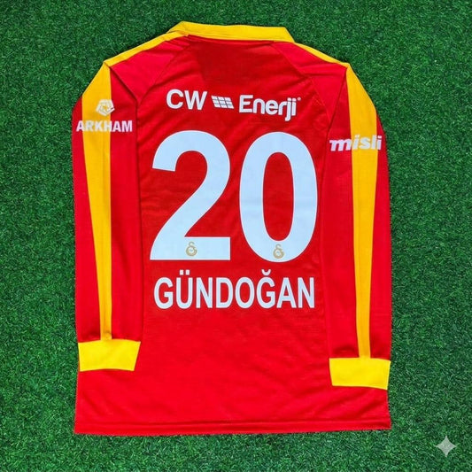 İlkay Gundogan Galatasaray Legendary Retro Vintage Long Sleeve Football Jersey Kit