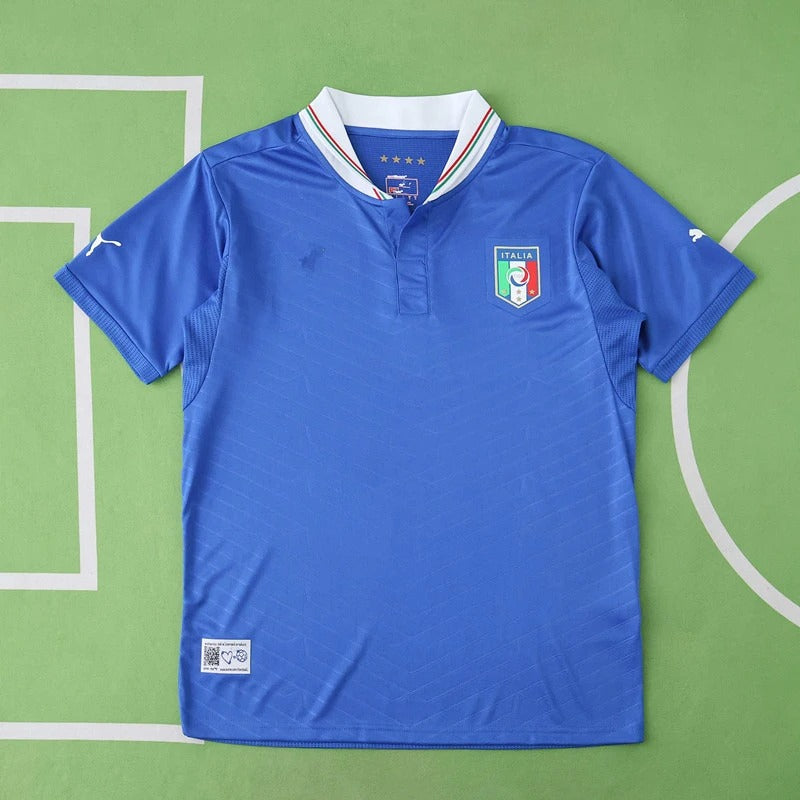 Italy 2012 Away White Retro Soocer Football Jersey Football