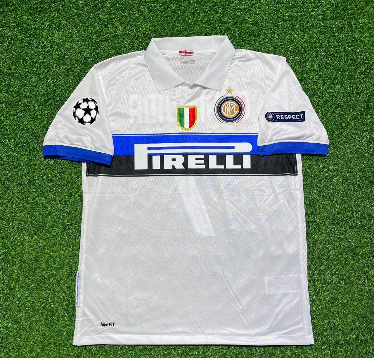 Inter 2009/2010 White Retro Football Jersey Kit