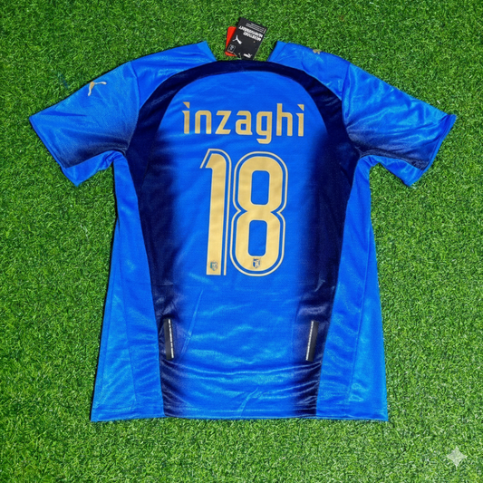 Italy World Cup 2006 Filippo Inzaghi 18 - Final Retro Football Jersey