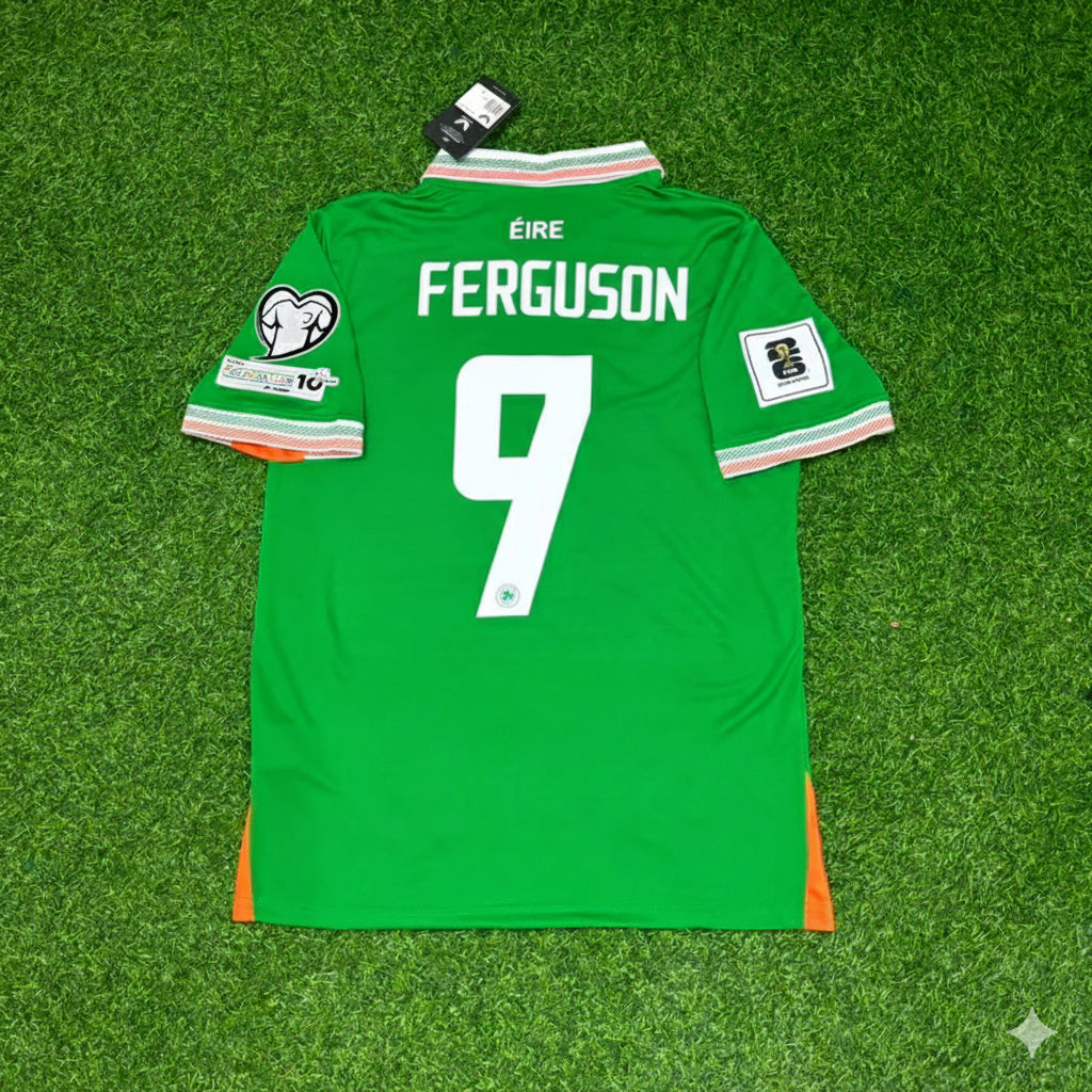 Evan Ferguson Ireland Eire Green National Team Football Jersey Kit | Special Edition
