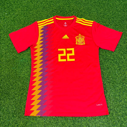 Isco #22 Spain 2018 World Cup Home Football Jersey Paradise Edition