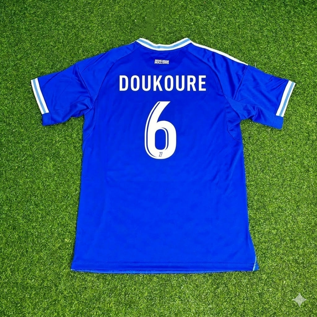 Ismaël Doukouré 6- Strasbourg 2026 Football Jersey Kit