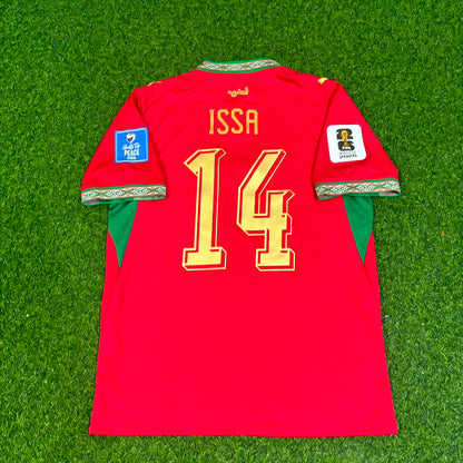 Morocco World Cup 2026 Issa Diop Home Red Football Jersey