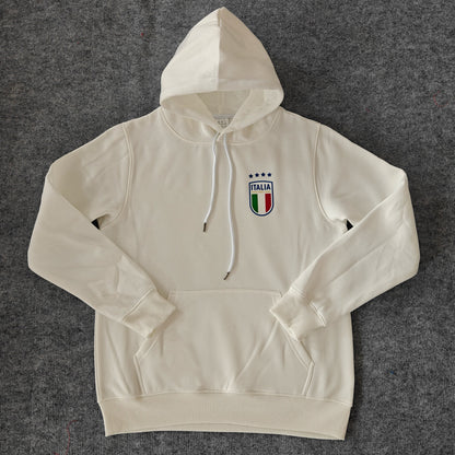 Italy - Hoodie Winter Fleece- Football Kapuzenpullover Paradise Edition