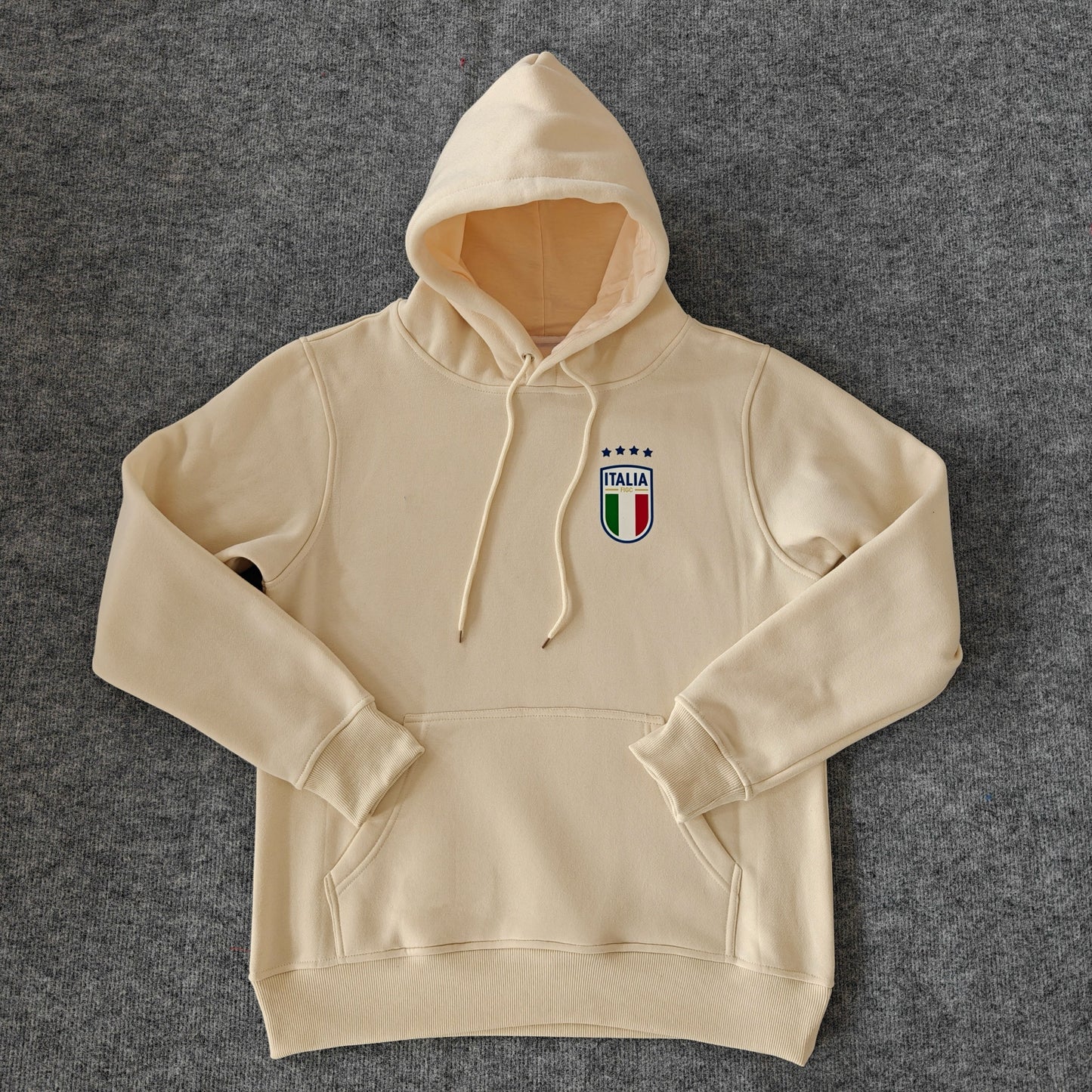 Italy - Hoodie Winter Fleece- Football Kapuzenpullover Paradise Edition