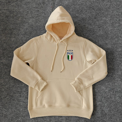 Italy - Hoodie Winter Fleece- Football Kapuzenpullover Paradise Edition