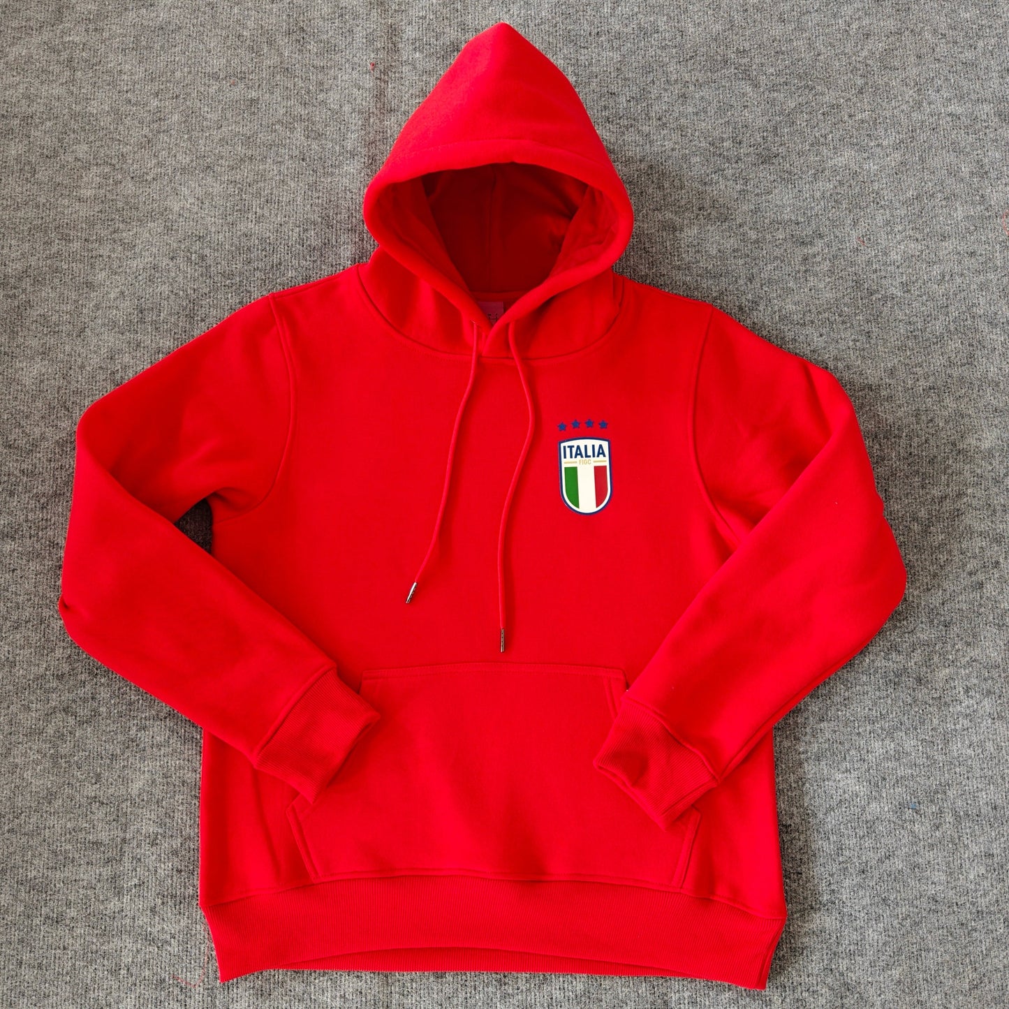 Italy - Hoodie Winter Fleece- Football Kapuzenpullover Paradise Edition