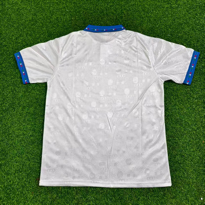 Italy 1994 Away White Retro Football Jersey Football