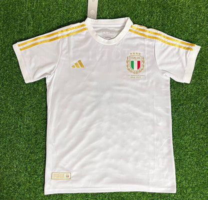 Daniele De Rossi - Italy White Anniversary Football Jersey Kit