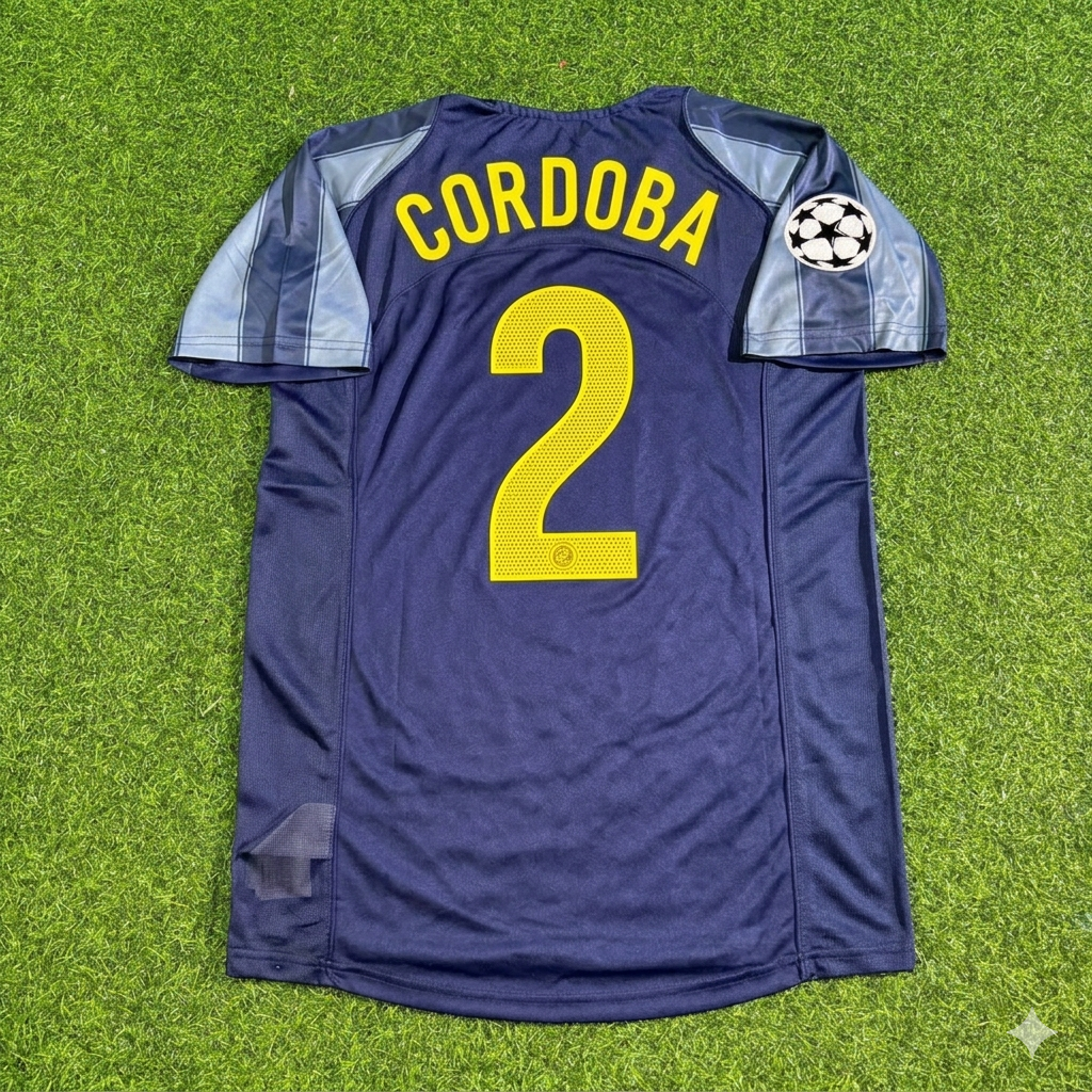 Iván Córdoba #2 Inter Milan 2004/05 Retro Football Jersey Kit