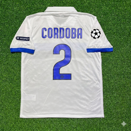 Ivan Cordoba Inter 2009/2010 White Retro Football Jersey Kit