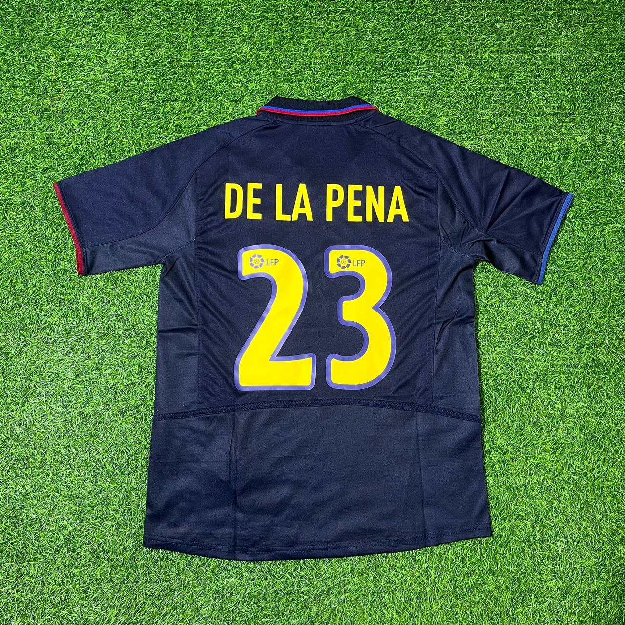 Ivan de la Pena Barcelona Retro Season Retro Football Jersey