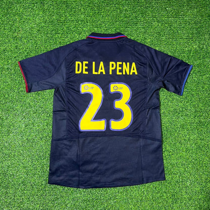 Ivan de la Pena Barcelona Retro Season Retro Football Jersey