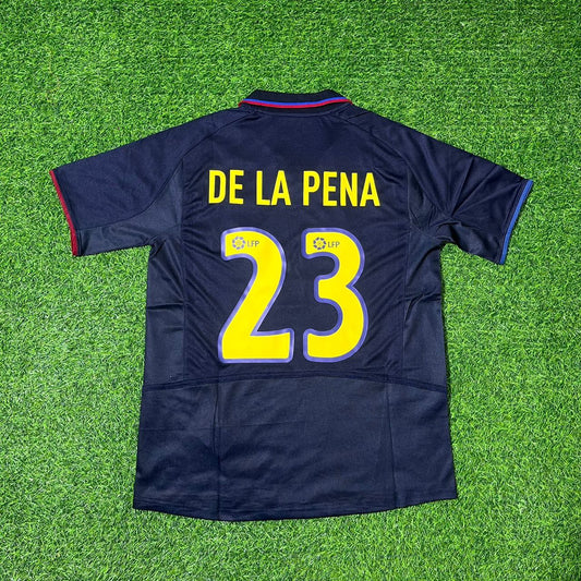 Ivan de la Pena Barcelona Retro Season Retro Football Jersey