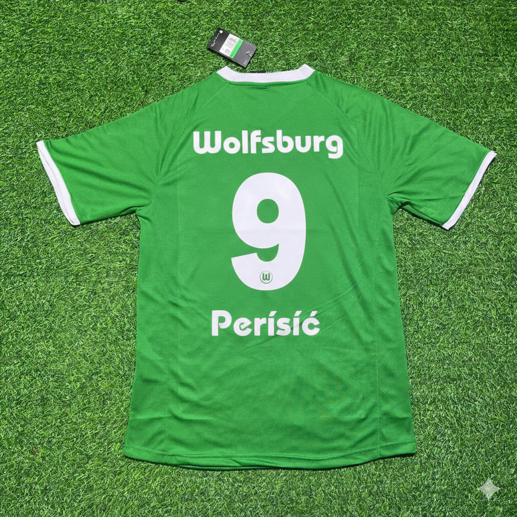Ivan Perisic VfL Wolfsburg Meisterjahr Retro Fußballtrikot Jersey