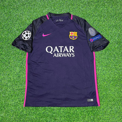 Ivan Rakitic 2014/15 Retro Black Pink Football Jersey Kit