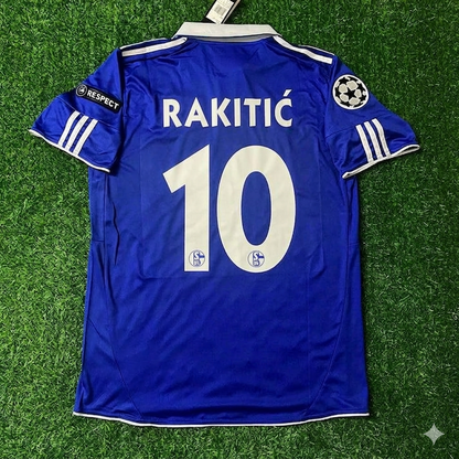 Ivan Rakitić 10- Schalke 04 Season 2010/11 Retro Champions League Football Jersey