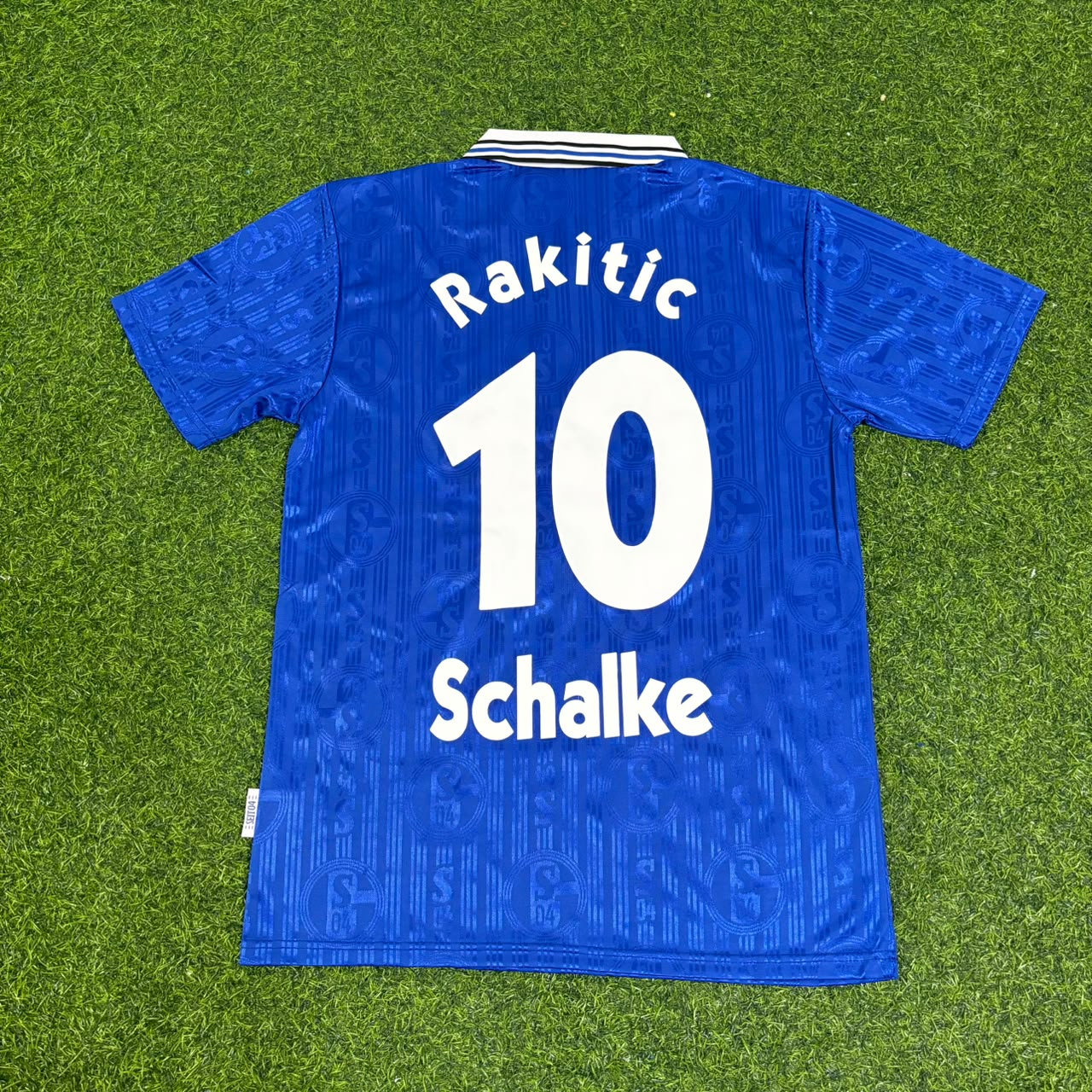 Ivan Rakitic Schalke 04 Heim Retro Fußballtrikot Jersey