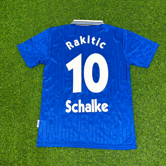 Ivan Rakitic Schalke 04 Heim Retro Fußballtrikot Jersey