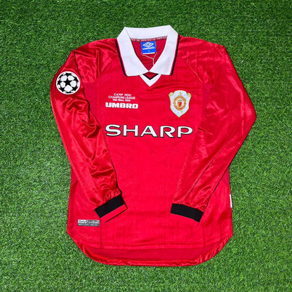 Japp Stam Manchester United 1999 Champions League Final Retro Football Jersey Collection