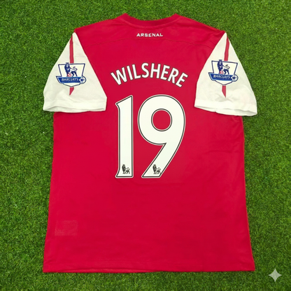 Jack Wilshere Arsenal 2010-2011 Retro Football Jersey Kit