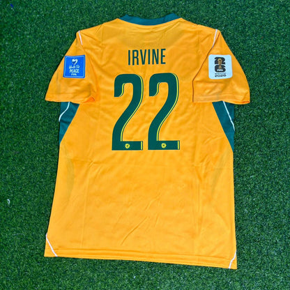 Jackson Irvine Australia 2026 World Cup Football Jersey