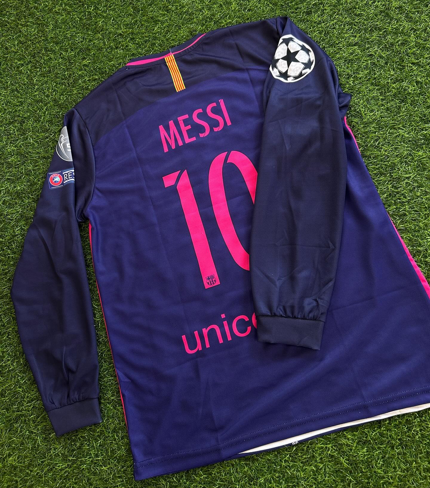 Lionel Messi Barcelona Purple Retro Jersey