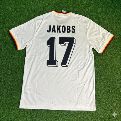 Ditmar Jakobs #17 Deutschland 1986 World Cup Retro Wein