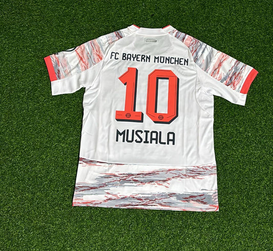 Jamal Musiala Bayern Munich 2025/26 Away Football Jersey Kit