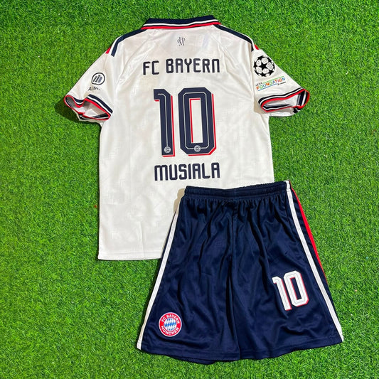 Jamal Musiala Bayern Munich 2027 Away Kids Football Jersey