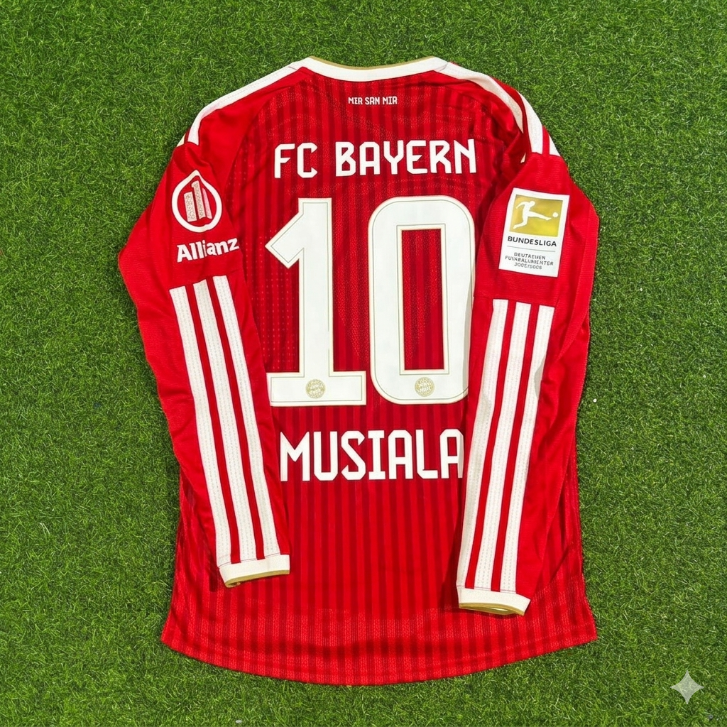 Jamal Musiala #10 Bayern Munich 2027 Championship Long Sleeve Football Jersey Kit
