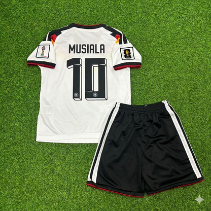 Germany 2026 Jamal Musiala #10 Kids Home Soccer Kit Football Jersey