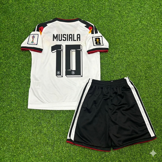 Germany 2026 Jamal Musiala #10 Kids Home Soccer Kit Football Jersey
