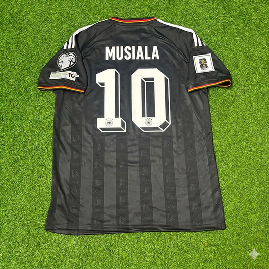Deutschland 2026 Jamal Musiala #10 Schwarzes Fußballtrikot im Style