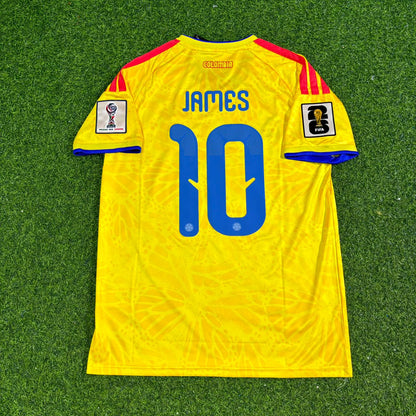 Colombia World Cup 2026 James Rodríguez #10 Kids Football Jersey