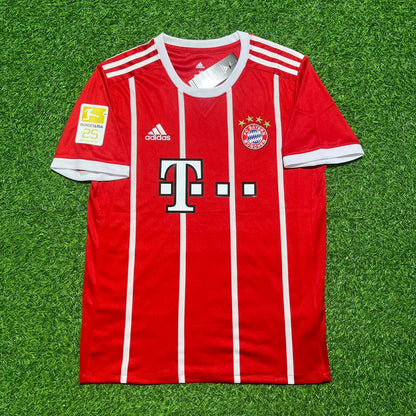 Alphonso Davies Bayern Munich 2017-2018 Retro Home Football Jersey