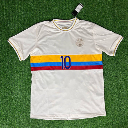 James Rodriguez Colombia White Football Jersey