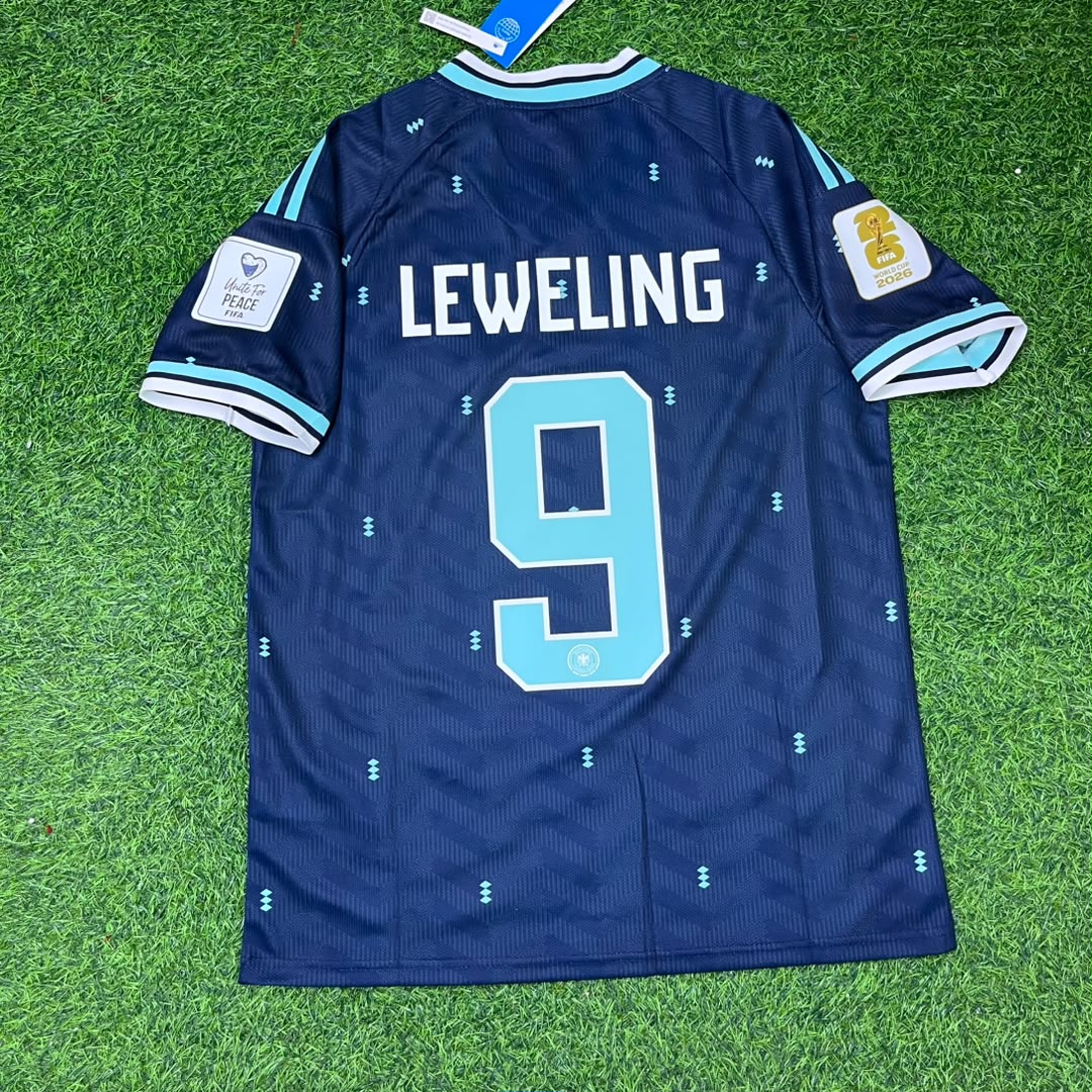Jamie Leweling Germany 2026 World Cup Away Blue Football Jersey