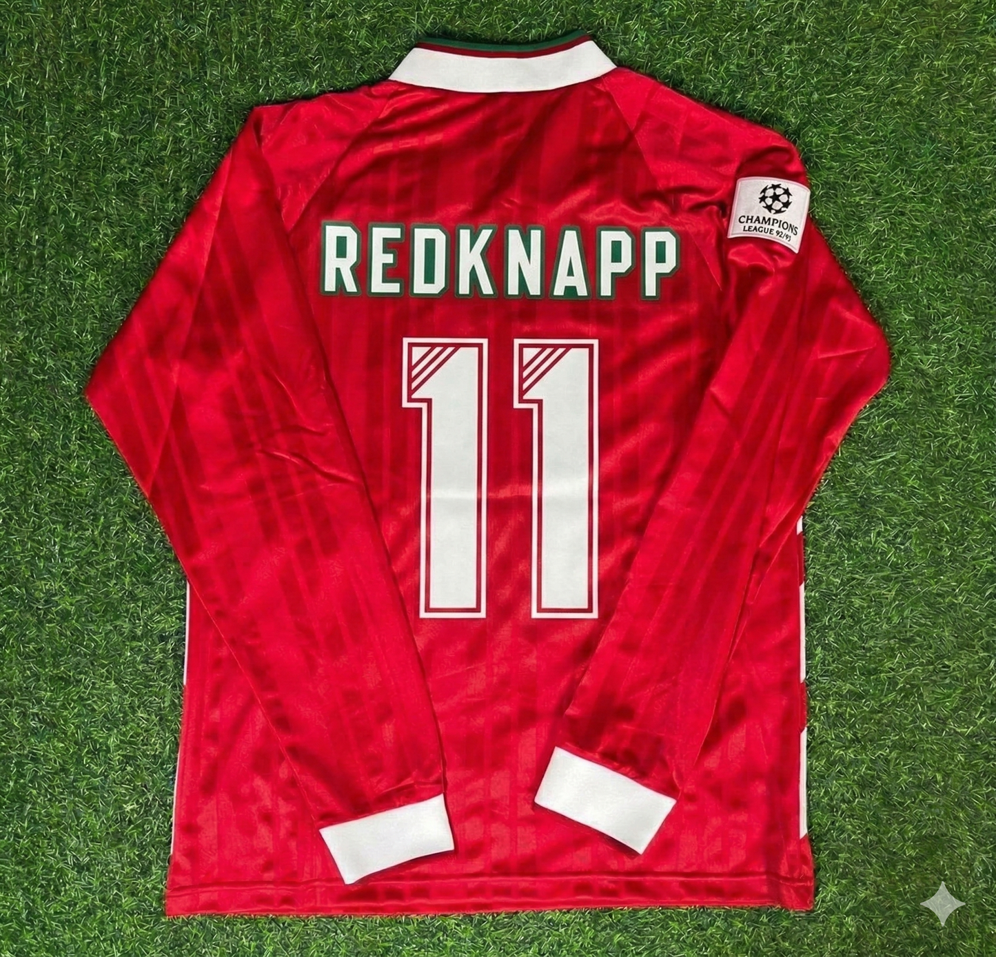 Jamie Redknapp Liverpool Long Sleeve Retro Football Jersey Kit