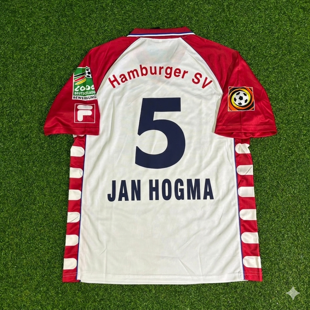 Nico-Jan Hoogma #5 Hamburger SV Heim Retro Fußballtrikot Jersey