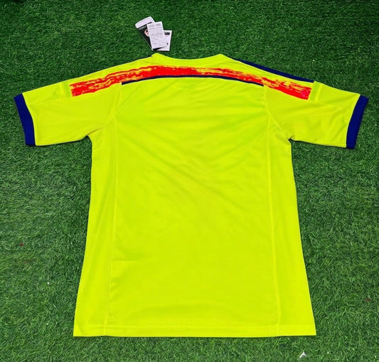 Japan 2014 World Cup Yellow Away Retro Football Jersey