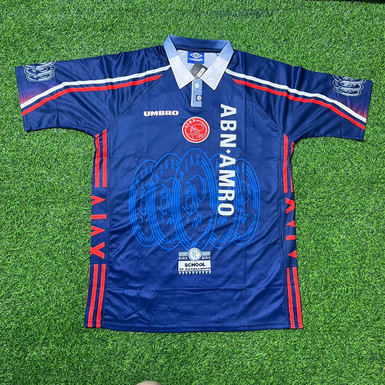 Jari Litmanen Ajax 1997 1998 Retro Football Jersey Kit