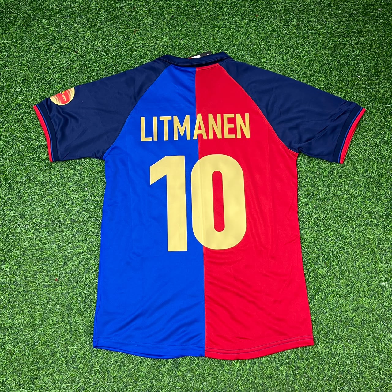 Jari Litmanen Barcelona 1998/1999 Retro Football Jersey Kit
